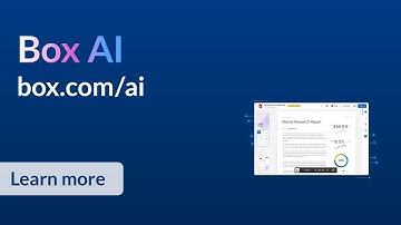 Box AI | Unlock the value of your enterprise content