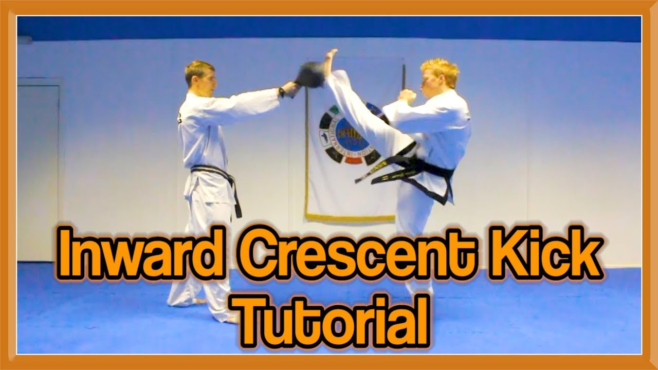 Taekwondo Inward Crescent Kick Tutorial GNT How to YouTube