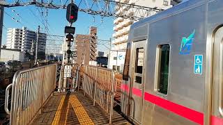 名鉄瀬戸線4000系4013F折り返し急行栄町行尾張瀬戸1番線到着