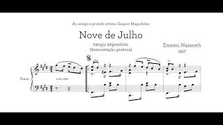 Ernesto Nazareth  - Nove de julho (Joshua Rifkin, piano)