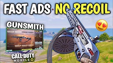 Fast ADS + NO RECOIL PPSH- 41 BEST GUNSMITH in SEASON 5 | SOLO vs SQUAD | COD MOBILE