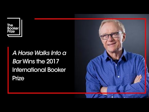 A Horse Walks Into a Bar Wins The Man Booker International Prize 2017