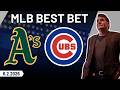 MLB Picks and Predictions - Oakland Athletics vs Chicago Cubs, 6/2/26 Free Best Bets & Odds