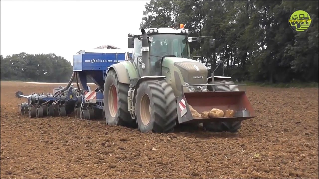 Wintergerste • Aussaat • Säen • Drillen • Seeding • Fendt • Köckerling