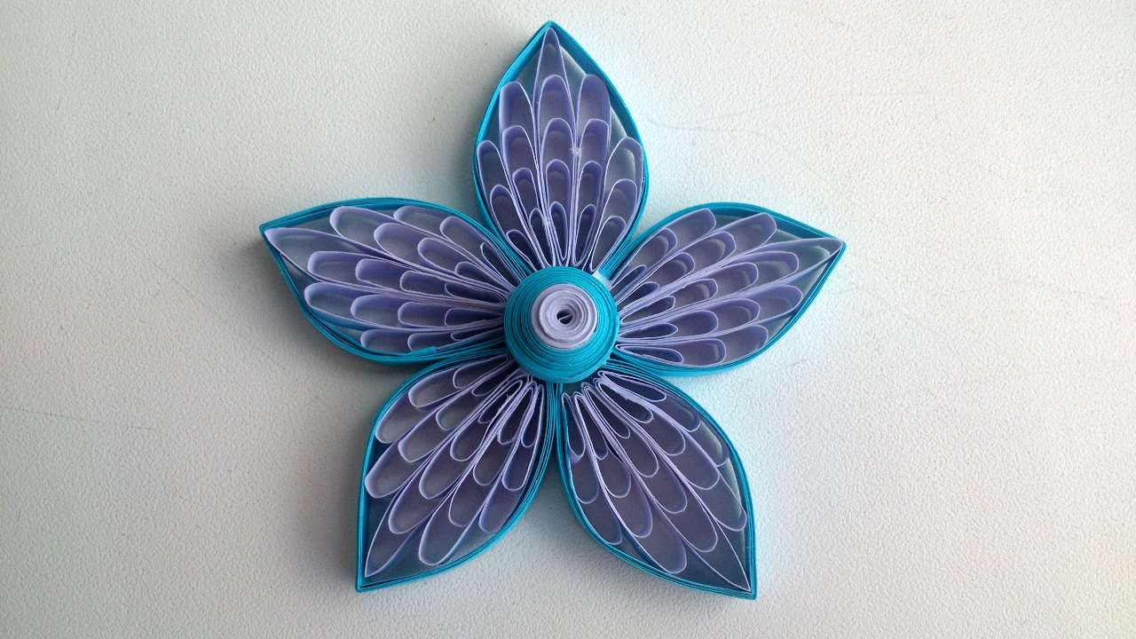 How To Make Looped Quilling Flowers DIY Crafts Tutorial