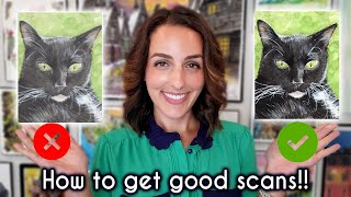 How to Scan Art + Make Art Prints in Photoshop // Tutorial Video