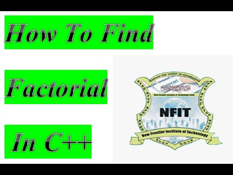 C++ Program to Find Factorial of a Number using For Loop | C++.