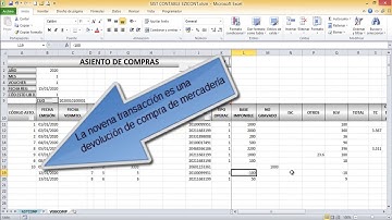 Sistema Contable en Excel - EZICONT - Compras 1