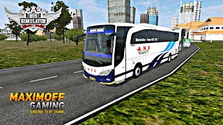 Mercedes Benz Dual Body Jet Bus HD Vol 2 Mod for BUSSID | Bus Simulator Indonesia Gameplay #26 screenshot 5