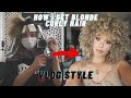 HOW TO GET BLONDE CURLY HAIR//Coloring with No Damage! (Vlog Style)