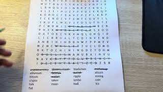Crypto Word Search Puzzle Challenge | Find Hidden Blockchain Terms! (Faceless ASMR Style) screenshot 2