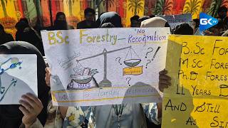 Forestry students begin hunger strike in Ganderbal over Forester recruitment rules