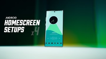 4 Stunning Android Homescreen Setups - Sept 2021
