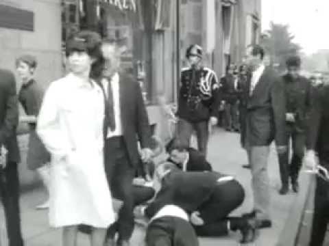 1966: de Telegraafrellen n.a.v. het Bouwvakkersoproer in Amsterdam - oude filmbeelden