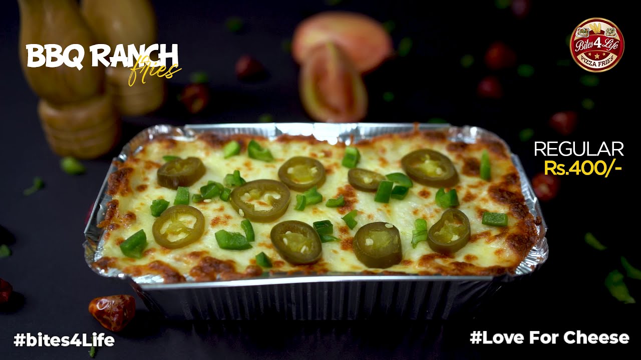 BBQ Ranch Fries, available in three different sizes | Small - Regular - Family Pack | 