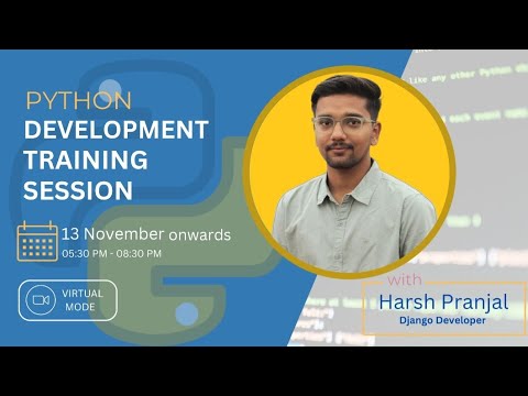 PYTHON DEVELOPMENT WORKSHOP