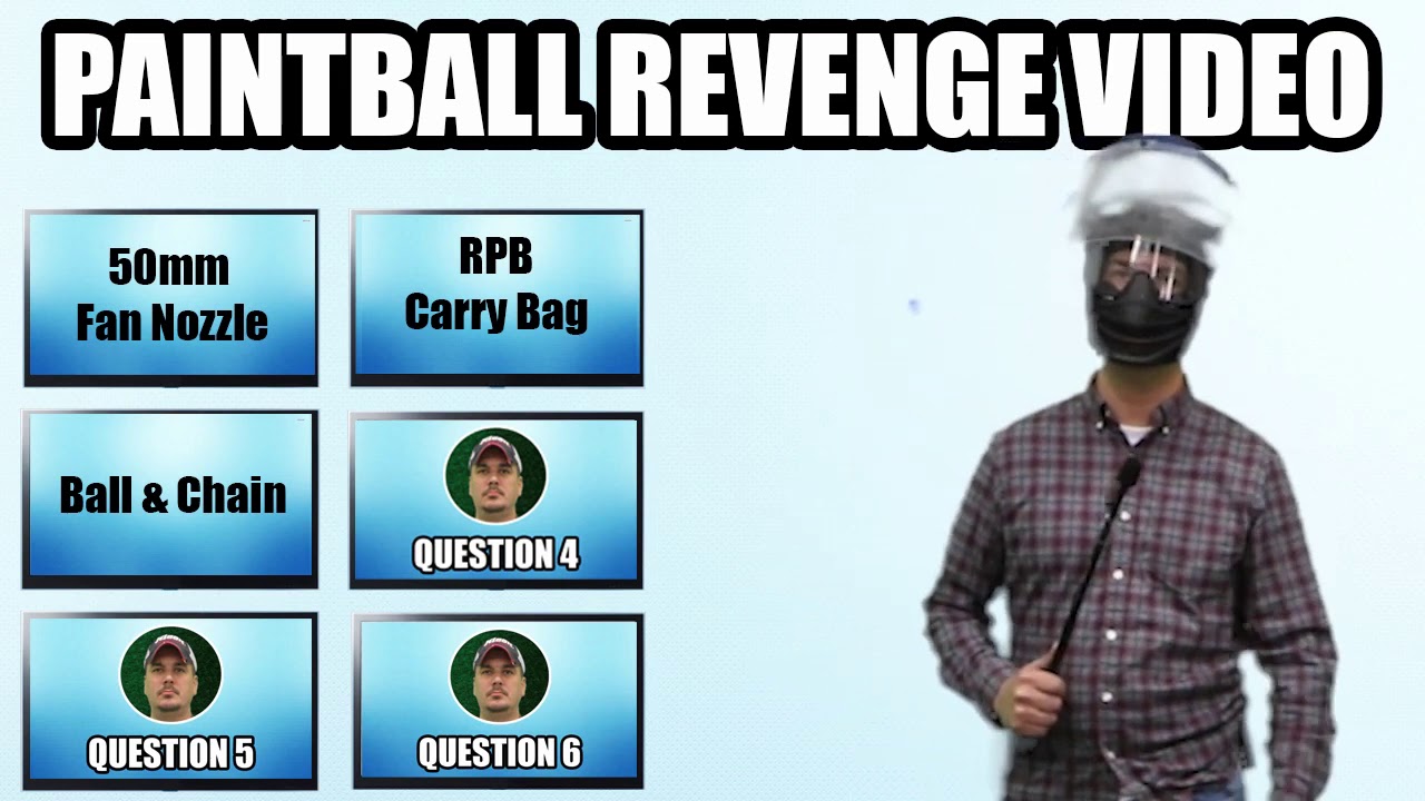 Blue Dog Paintball Trivia Game Funny! YouTube