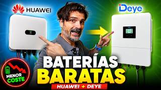 Deye permite baterías BARATAS: así salvamos esta instalación Huawei