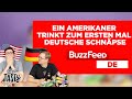 Ein Amerikaner trinkt zum ersten Mal deutsche Schnäpse