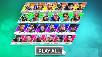 I Won with Every Legend in Apex