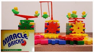 How To Make Playground With Miracle Bricks -Part 1 I Gear Toy for Kids I Learning I Play I Fun toy screenshot 1