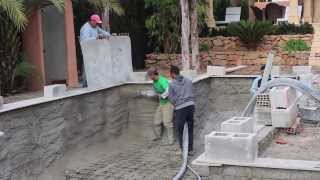 Cómo se gunita una piscina?