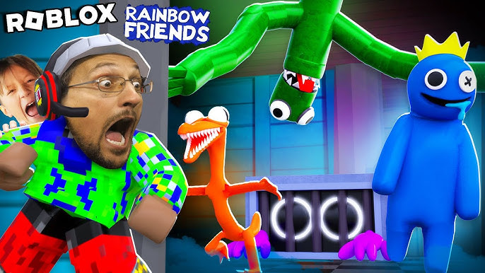 Rainbow Friends Blue Chase Scene - Roblox 