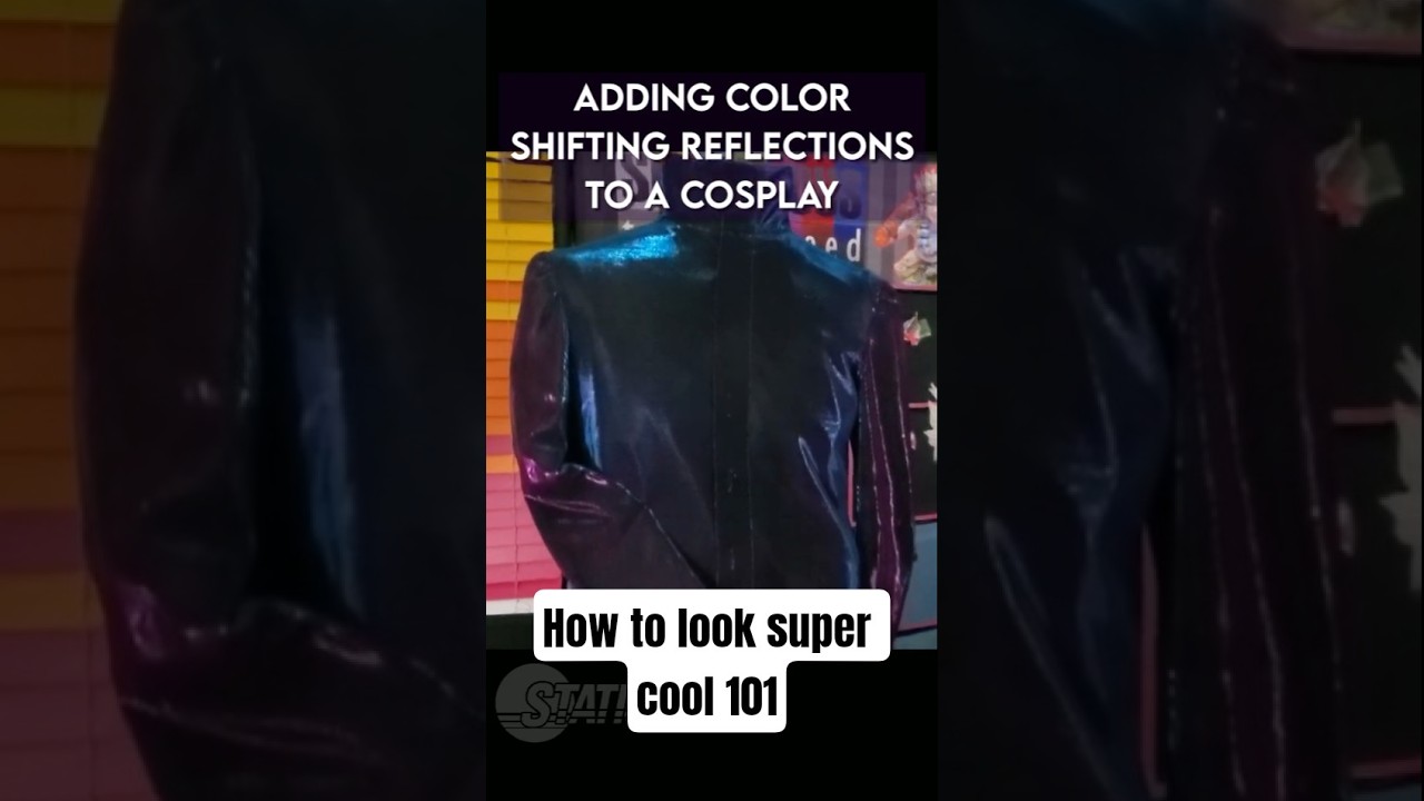 Reflective Color Changing Overlay On Fabric #sewing #shorts
