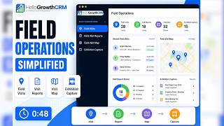 Field Operations in HelloGrowth CRM | 48-Second Feature Overview