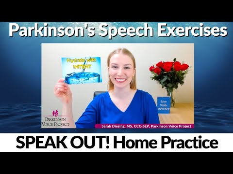 SPEAK OUT! Home Practice Sessions: HYDRATE WITH INTENT