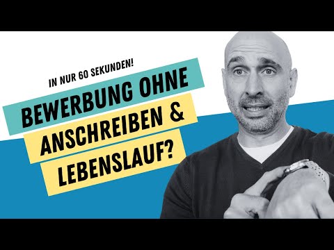 Bewerbung ohne Lebenslauf