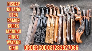 Download Lagu Pisdap Kujang Etsa Pamor Kopak Mandau Singa Wayang Kikir per patar ORDER COD 081283927066 MP3