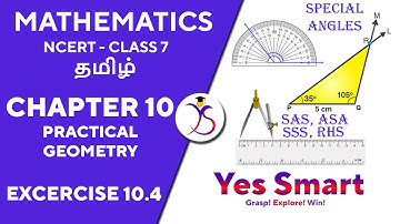 NCERT | CLASS 7 | EX 10.4 | PRACTICAL GEOMETRY ~ Edition 2019/08 [Tamil]