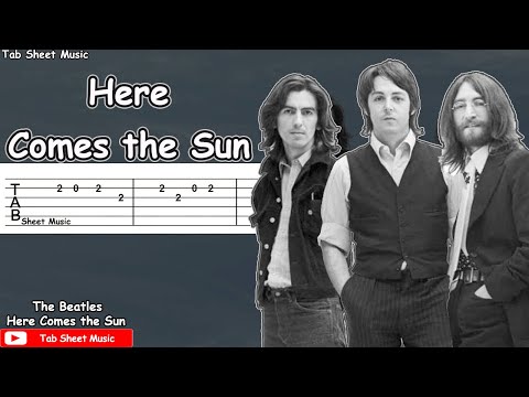 The Beatles - Here Comes The Sun Guitar Tutorial | TAB