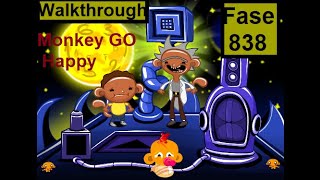 Walkthrough Monkey GO Happy Fase 838   Rick Monkey and Monkey Morty Theme