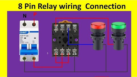 How to Wire an 8 Pin Relay | Step-by-Step Guide | 8 pin timer relay connection