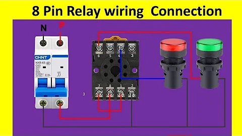 How to Wire an 8 Pin Relay | Step-by-Step Guide | 8 pin timer relay connection