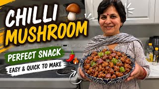 Chilli Mushroom || Perfect Snack || Easy and Quick || TastyTalesBySarthakRohini 