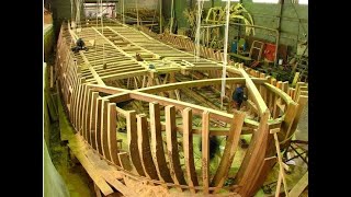 Удивительный процесс постройки деревянных кораблей класса люкс. Невероятные современные деревянные