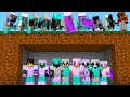 Minecraft Manhunt, But 50 Speedrunners vs 50 Hunters - Who Wins?