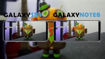 Galaxy Note 8 VS Galaxy S8 Plus : CAMERA Comparison