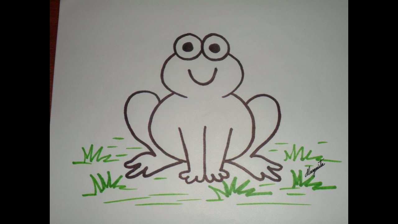 Como dibujar una rana