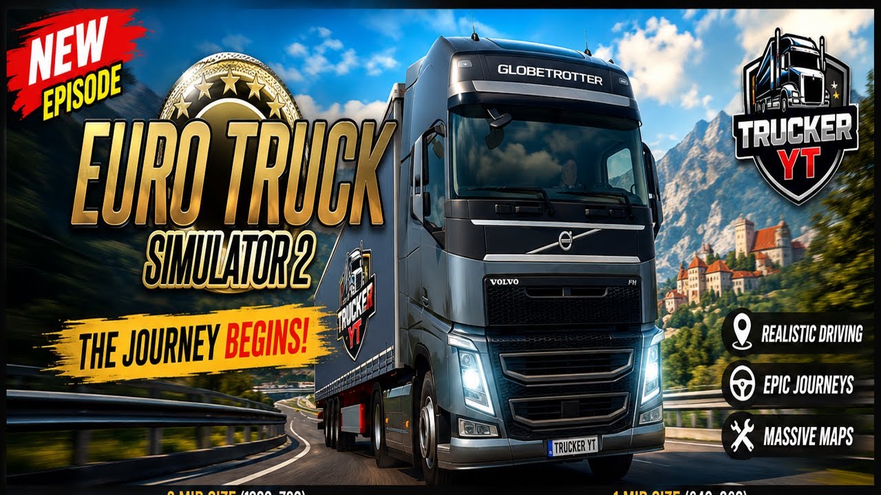 ETS2 Live: Indian Trucker Takes on Europe — Join the Haul! by Trucker YT 