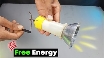 Awesome DIY ideas  | life hacks with motor | DC Motor Hacks | How to Make Free Energy LED torch💡
