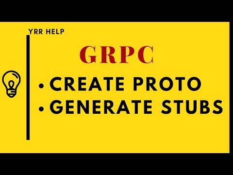 जीआरपीसी प्रोटो फाइल कैसे बनाएं और जावा स्टब्स कैसे बनाएं
