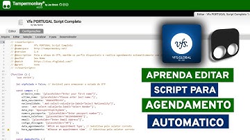 Configurar SCRIPT no tampermonkey para agendamento VFS GLOBAL