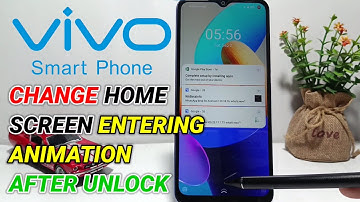 How To Change Home Screen Entering Animation After Unlock In Vivo
