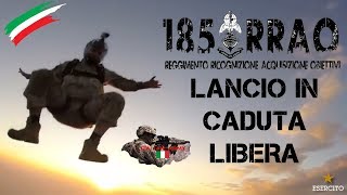 Lancio in Caduta Libera - 185° RRAO | ESERCITO ITALIANO