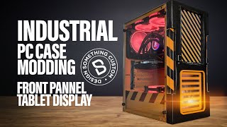 Industrial PC Case Modding | Front Panel Display @Wizzee