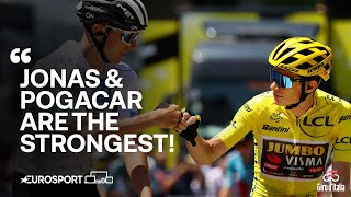 How do Tadej Pogačar and Jonas Vingegaard compare to the rest?  | Eurosport Cycling